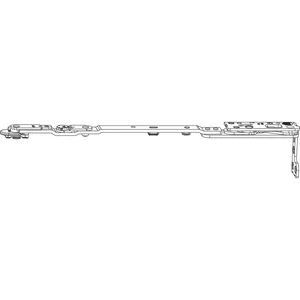 MACO MM KD-Scherenarm POWER 13V Holz/PVC FT30 FFB 370-800 mm links silber