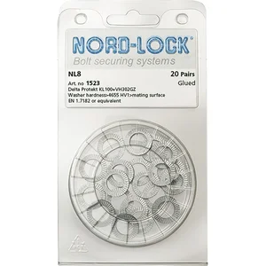 NORD-LOCK Keilsicherungsscheiben NL 8 zinklamellenbeschichtet, - Blister SB-20