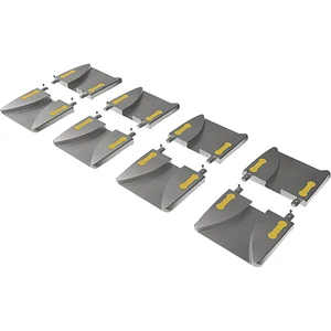 FATH Einführungskappe für Führungsschiene FIFO Aluminiumdruckguss 8 Stück