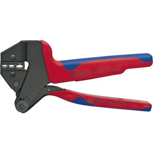 KNIPEX Crimp-Systemzange 974306 mit Crimpeinsatz für isolierte Kabelschuhe
