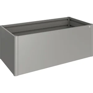 BIOHORT Hochbeet 2 x 1 quarzgrau-metallic