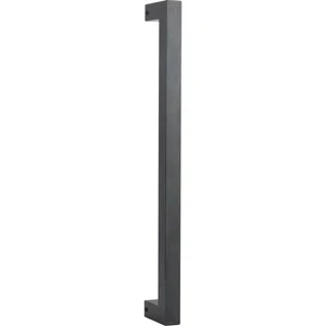 HALCÖ Stoßgriff HT, 20 x 20 x 800 mm, Schwarzstahl geölt