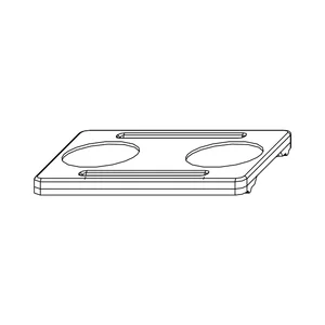 MACO MM Verbindungsplättchen einbruchhemmend, silber (358368)