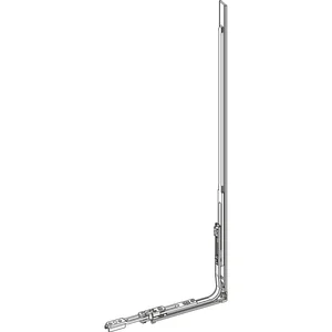 ROTO NT/NX Rundbogen-Bauteil senkrecht L= 420 mm mit Eckumlenkung silber