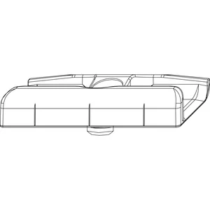 MACO Schließteil FL 12 glatt, Eurofalz 24mm,13V, Positionsz.,Schrägv. (356961)