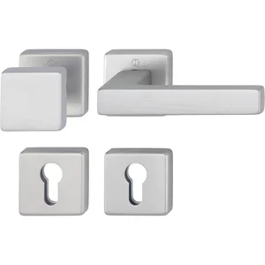 HOPPE Wechselgarnitur AUSTIN feuerhemmend, Aluminium edelstahlfarbig matt