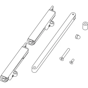 HAUTAU FL190 Pfosten-/Riegelübertragung 15- 120 mm, Alu silber eloxiert