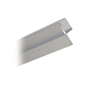 Dichtprofil, hart - weich für 6 und 8 mm, 2010 mm, transparent (69120)