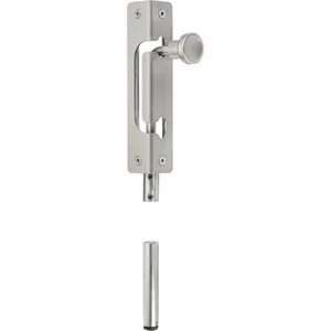 AMF Stangenriegel zwangsgeführt mit Betätigungsknopf, Riegel ø 16 mm, Edelstahl