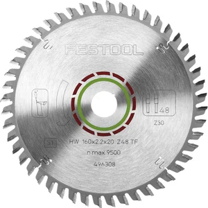 FESTOOL Spezial-Kreissägeblatt HW ø 160 x 2,2 x 20 mm Z 48 Trapezflachzahn (TF)