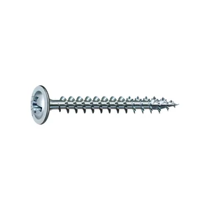 SPAX Rückwandschraube mit Linse 3.5x 35 Vollgewinde Pozidriv 2 Wirox-Silber