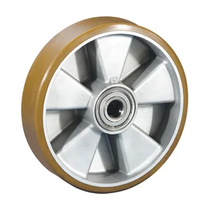 DÖRNER + HELMER Rad Polyurethan Alu-Druckguss-Felge 80 mm 220 kg