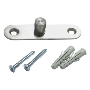 DORMA-Glas Zapfen PT 24 Universal light, ø 15 mm, Edelstahl (03.623)