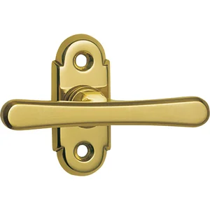 GRUNDMANN Fenstergriff ALT-WIEN 926 - sichtbar geschraubt, 7x35, Messing poliert