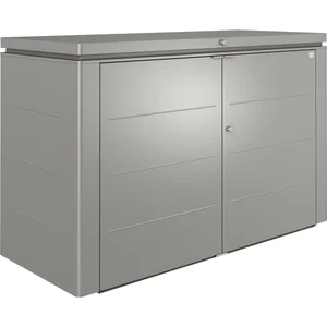 BIOHORT Gartenschrank HighBoard 200 quarzgrau-metallic