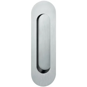 FSB Schiebetürmuschel 42 4250 oval offen, Edelstahl matt