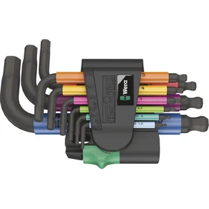WERA Sechskant Stiftschlüssel-Satz 950/9 Hex-Plus MC 2 9-teilig