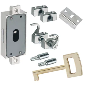 SECOTEC Drehstangenschloss Dornmaß 15 mm Euro-Sperre vernickelt SB-1