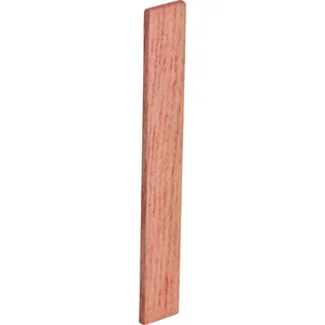 Holzklotz Esche lackiert 80 x 8 x 2 rot