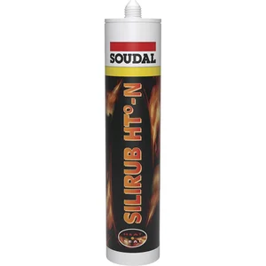 SOUDAL Hochtemperatur-Silikon Silirub HT-N rot 300ml