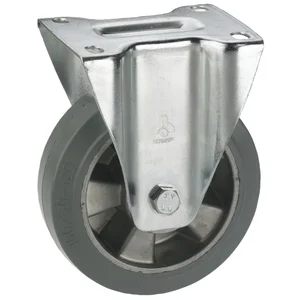 DÖRNER + HELMER Bockrolle Elastik Alufelge 250 mm 300 kg