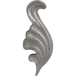 ARTEFERRO Blatt, links, 40 x 110 x 3 mm, Schmiedeeisen