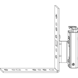MACO Falzecklagerband DT130 für Fenstertür mit ÜV, 12/18-13 mm, links, silber