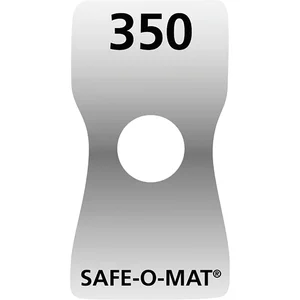Äußeres Schrankschild selbstklebend für Pfandschloss Safe-O-Mat mit Nummerierung