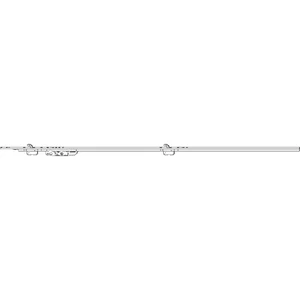 MACO HS Hakengetriebe PZ DM 37,5, FFH 1235-1960 mm, Alu silber eloxiert (227754)