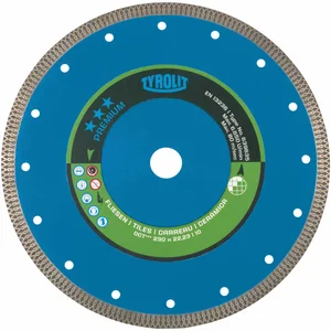 TYROLIT Diamant-Trennscheibe DCT*** 250 x 1,6 x 35 mm für Fliesen