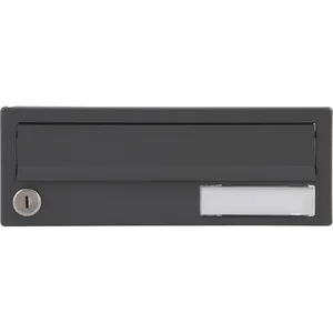 RENZ Ersatztüre für Hausbrieffachanlage 300 x 110 mm, basaltgrau RAL7012