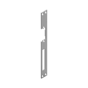 Schließblech zu O&C Türöffner, lang, 250 x 25 x 3 mm,Stahl grau beschichtet