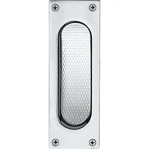 MARCHESI Schiebetürmuschel eckig, 40 x 120 mm, Edelstahl matt