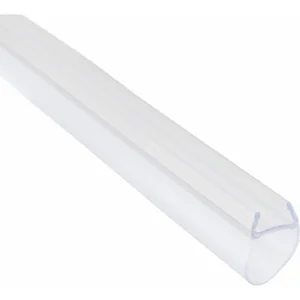 DORMA-Glas Schlauchdichtung kurzer Glaseinstand, 8 mm Glas, 2500 mm,transparent