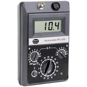 GANN Hydromette RTU 600 4-fach Messgerät für Holz, Bau, Luft, Temperatur