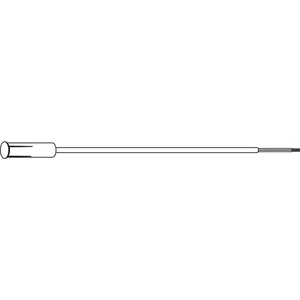 ROTO E-Tec Control Magnetischer Thermostat Sensor rund Kabel 6 m weiß