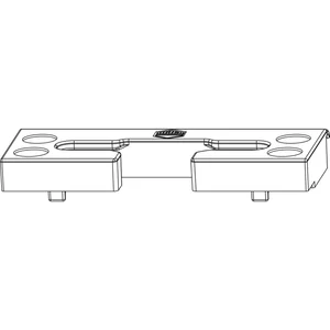 MACO Kippschließteil PVC Bodebschwelle GLUSKE Eifel TB 12/20-13 universal silber
