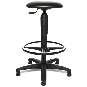 TOPSTAR Drehstuhl Tec60 Kunstleder Gleiter, Fußring