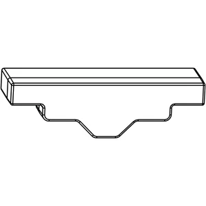 MACO Fiber-Therm Dichtungsstück für Fixflügel, schwarz (455154)