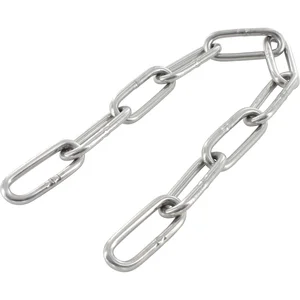 Rundstahlkette langgliedrig ähnl. DIN763 ø 6 mm Bund= 50 Meter - Edelstahl A4