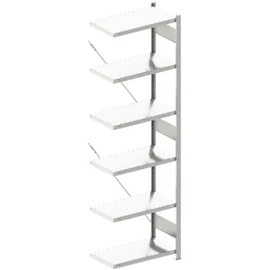 META Steck-Anbauregal 2500 x 750 x 400 mm 6 Fachböden 150 kg