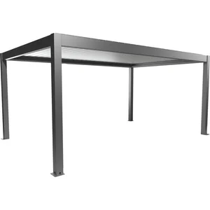 BIOHORT Pergola Gr. 5,5 x 3,5 quarzgrau/silber