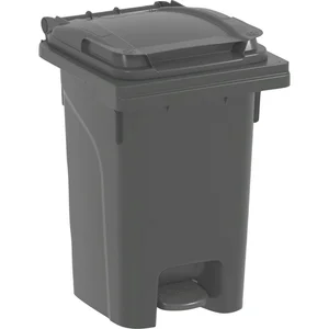 Mülltonne 60 Liter Kunststoff hellgrau Urban Pro