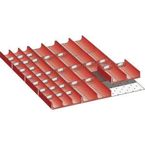 LISTA Einteilungsmaterial Muldensatz 27E x 36E für Fronthöhe 50-200 mm