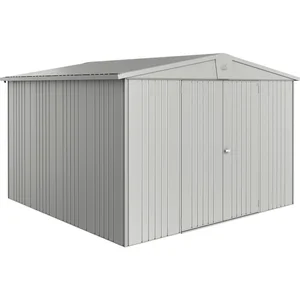 BIOHORT Gerätehaus Europa 7 silber-metallic