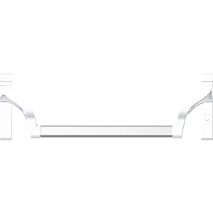 DORMAKABA Griffrohr für Stangengriff, 1150 mm, silber eloxiert