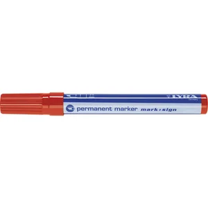 LYRA Permanent-Marker 111 Strichbreite 2-6 mm rot schräge Spitze