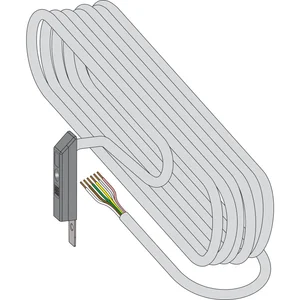 WINKHAUS Kabelübergang Rahmenteil STV-KÜ T1 für externes Netzteil inkl. 4m Kabel