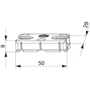 MACO Schließteil iS PVC 12/20-13, REHAU/OSMOPANE/VIVA PLAST, silber (96570)