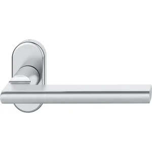 FSB Rahmentürdrücker 09 1035 Hochhaltefeder B ovale Rosette Edelstahl matt